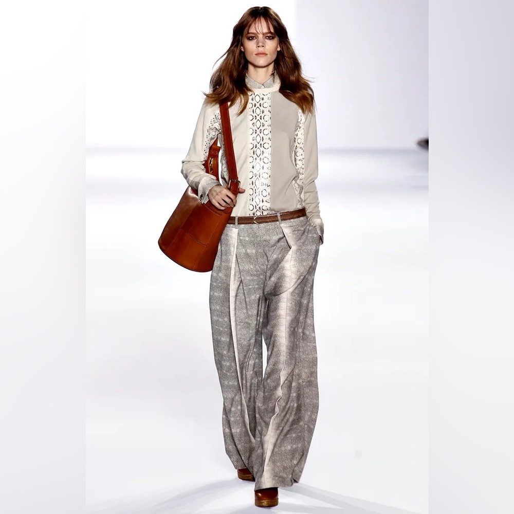 Chloe 2011 Snake Wide-Leg Pants